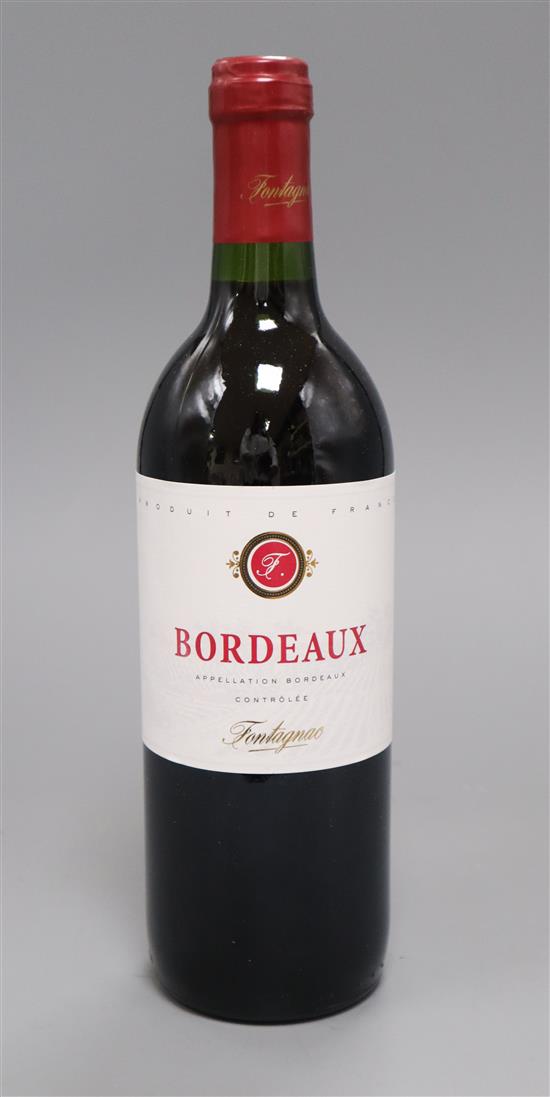 Six bottles of Fontagnac Bordeaux French red wine